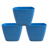 V2 14cm Square selfwatering Pot For Tabletop | Office | Indoor Garden | Home& Garden (5.5INCH | 14CM)