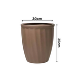 Kyiv Planter Round Plastic Pot for Home & Garden Decor