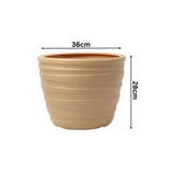 Phoenix Planter Round Plastic Pot for Home & Garden Decor