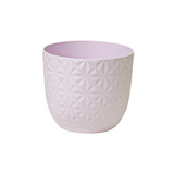 Verona Diamond Planter 11cm Round Plastic Pot For Home & Garden (11CM | 4INCH)