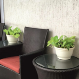 Tuka 25 Round Plastic Pot (Without Self-Watering Kit)