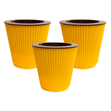 Kia 12.8cm Round Pot With Inner Planters for Home, Office, Home & Garden (12.8CM | 5INCH)