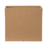 Quebec Square Rotomolded Plastic Pot for Home & Garden (Cream Stone Finish, Pack of 1)