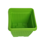 Hug A Plant |Bello Square 20CM Plastic Pot for Home & Garden (Pack of 1)