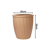 Kyiv Planter Round Plastic Pot for Home & Garden Decor