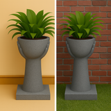 Kissan Double Arms Rotomolded Pots for Home & Garden (Pack of 1)