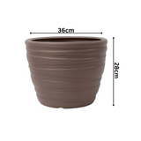 Phoenix Planter Round Plastic Pot for Home & Garden Decor