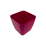 Siena 17cm Square Plastic Pot