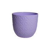Verona Diamond Planter 11cm Round Plastic Pot For Home & Garden (11CM | 4INCH)