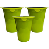 Mascot 10 Clear Round 5inch selfwatering Pot With Wick For Tabletop | Office | Indoor Garden | Home& Garden (5INCH | 13CM)