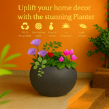 Globe Rotomolded Pots for Home & Garden (Pack of 1)