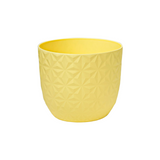 Verona Diamond Planter 11cm Round Plastic Pot For Home & Garden (11CM | 4INCH)