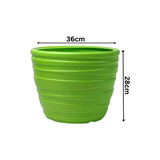 Phoenix Planter Round Plastic Pot for Home & Garden Decor