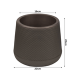 Hug A Plant | Mudkuda Round Plastic Pot for Home & Garden