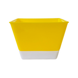 SP4 10cm Square selfwatering Pot For Tabletop | Office | Indoor Garden | Home& Garden (4INCH | 10CM)