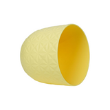 Verona Diamond Planter 14cm Round Plastic Pot For Home & Garden (14CM | 5.5INCH)