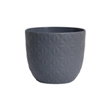 Verona Diamond Planter 11cm Round Plastic Pot For Home & Garden (11CM | 4INCH)