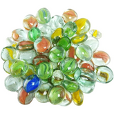 Ineye Glass Mixed Pebbles for Decoration |Garden|Table|Terrariums| Home Decor|Vase Fillers