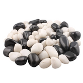 Black & White Polished Pebbles for Decoration |Garden|Table|Terrariums| Home Decor|Vase Fillers