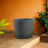 Nora Rotomolded Pots And Tray for Home & Garden (Pack of 1)