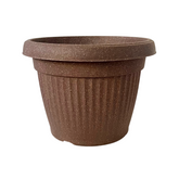 Bello Round Eco Planter 25CM Plastic Pot for Home & Garden (25CM | 9INCH)