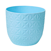 Verona Diamond Planter 22cm Round Plastic Pot For Home & Garden (22CM | 8INCH)