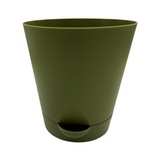 Krish Olivegreen plastic Planter Small for Home & Garden