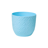 Verona Diamond Planter 11cm Round Plastic Pot For Home & Garden (11CM | 4INCH)