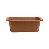 Hug A Plant | Juniper 16CM Rectangle Plastic Pots for Home & Garden (16CM|6INCH)