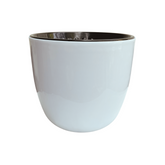 Hug A Plant | Sunny Small Round Plastic Pot with Inner for Home & Garden (20CM|8 INCH)