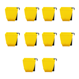 Chatura 8cm Self Watering Square Pot with Rail Hook for Home & Garden Decor (8CM|3.4INCH)
