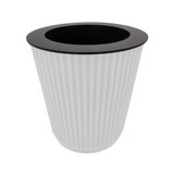 Kia 12.8cm Round Pot With Inner Planters for Home, Office, Home & Garden (12.8CM | 5INCH)