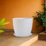 Nora Rotomolded Pots And Tray for Home & Garden (Pack of 1)