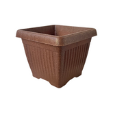 Bello Square Eco Planter 25CM Plastic Pot for Home & Garden (25CM | 10INCH)