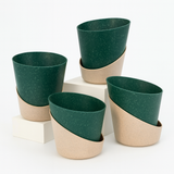 Atlantis Eco Friendly Self-Watering Pots | Made of Crop Waste | UV Protected Indoor Outdoor Balcony Pots for Home & Garden Décor