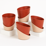 Atlantis Eco Friendly Self-Watering Pots | Made of Crop Waste | UV Protected Indoor Outdoor Balcony Pots for Home & Garden Décor