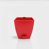 Chatura 8cm Self Watering Square Pot with Rail Hook for Home & Garden Decor (8CM|3.4INCH)