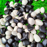 Black & White Polished Pebbles for Decoration |Garden|Table|Terrariums| Home Decor|Vase Fillers