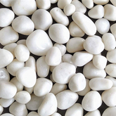 White Rodi Polished Pebbles for Decoration |Garden|Table|Terrariums| Home Decor|Vase Fillers