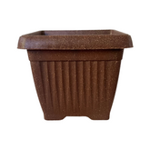 Bello Square Eco Planter 25CM Plastic Pot for Home & Garden (25CM | 10INCH)