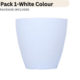 Hug A Plant 5 Inch Avant White colour for Home & Garden