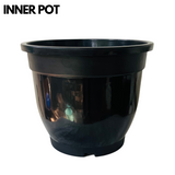 SL Diamond 32cm Round Planter With inner For Home | Office | Indoor Garden | Home& Garden