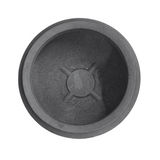 Hug A Plant | Malta Planter Rotomolded Round Plastic Pot for Home & Garden (Pack of 1, Grey Stone Finish)