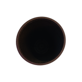 Hug A Plant | Venice Planter Rotomolded Round Plastic Pot Without Inner for Home & Garden (Pack of 1, Brown Stone Finish)