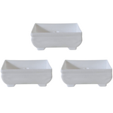 Bonsai Small Rectangle 4inch Pot For Tabletop | Office | Indoor Garden | Home& Garden (4INCH | 10CM)