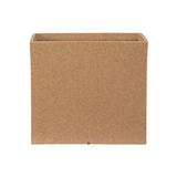 Quebec Square Rotomolded Plastic Pot for Home & Garden (Cream Stone Finish, Pack of 1)