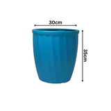 Kyiv Planter Round Plastic Pot for Home & Garden Decor
