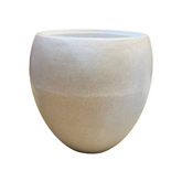 Jumbo Roll Pot 55CM Rotomolded Round Planter for Home Gardening | Indoor Gardens |Home & Garden (22INCH | 55CM, White Stone Finish)