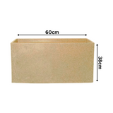 Hug A Plant | Quebec Rectangle 60CM Rotomolded Plastic Pot for Home & Garden (Pack of 1)