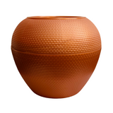 Hug A Plant |Kiwi Round Plastic Pot for Home & Garden (22CM|9INCH,Pack of 1)